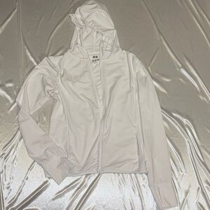 White Zip Up Hoodie Athletic